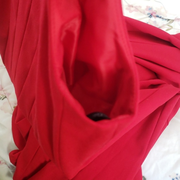 Fit and Flare Pleared Dress - Picture 5 of 6